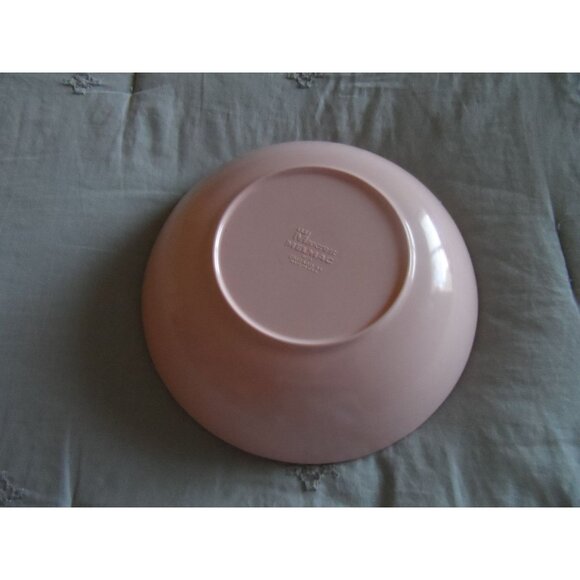 Mar-Crest Melmac Divided Serving Bowl Pink 9 1/2" Vintage Mid-Century Modern - Picture 3 of 9